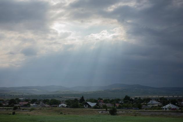 Galbeni, en Roumanie, le 3 juillet. La bourgade est en majorité peuplée de Csango, une minorité hongroise.