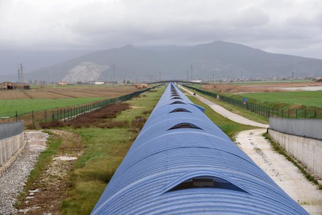 Sur le site de l’Observatoire européen de la gravitation, entre Cascina et Pise, en Italie, le 9 février 2016.