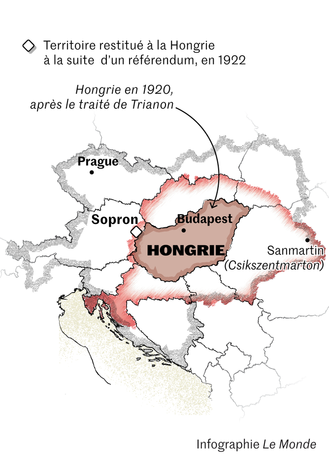 carte du monde de la Hongrie