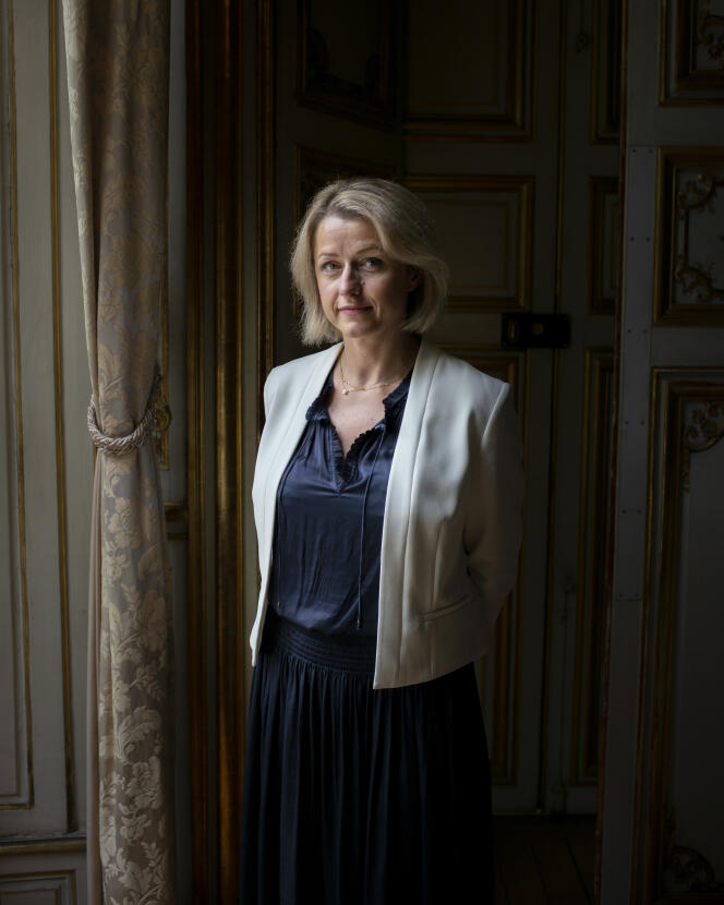 La ministre de la transition écologique, Barbara Pompili, à Paris, le 24 juillet 2020.