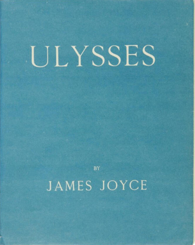 Couverture de la version anglaise d’« Ulysse », de Joyce, qui comporte un « s » final dans cette langue.