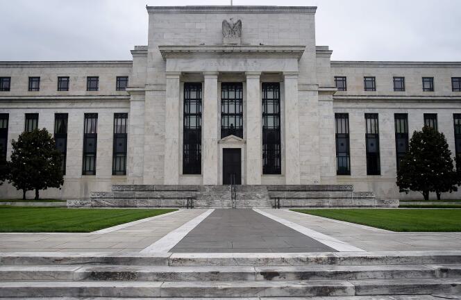Le bâtiment de la Reserve fédérale américaine, à Washington, le 17 juin 2020. 