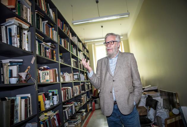 Mihhail Lotman, professeur de sémiotique à l’université de Tartu, en Estonie, le 21 juillet.