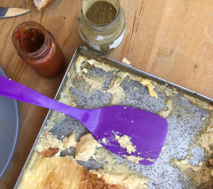 La « garantita » réalisée chez elle par notre correspondante.