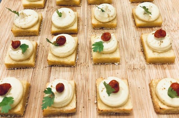 La « garantita » revisitée par le chef Rabah Ourrad, au Mim Restaurant, à Alger.