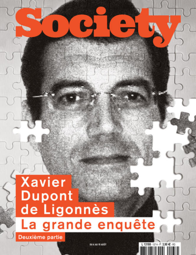 Deuxième volet de l’enquête du magazine « Society » sur Xavier Dupont de Ligonnès, paru le 6 août 2020.
