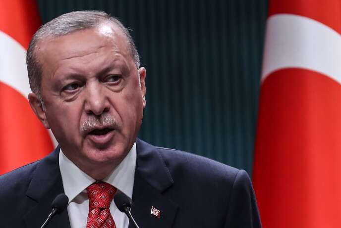 Le président turc, Recep Tayyip Erdogan, à Ankara, lundi 10 août.