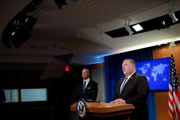Le secrétaire d’Etat américain, Mike Pompeo, à Washington, le 5 août.