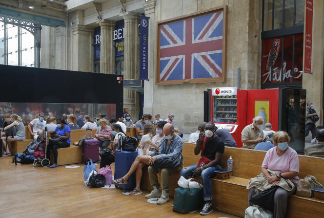 Gare du Nord, à Paris, le 14 août.