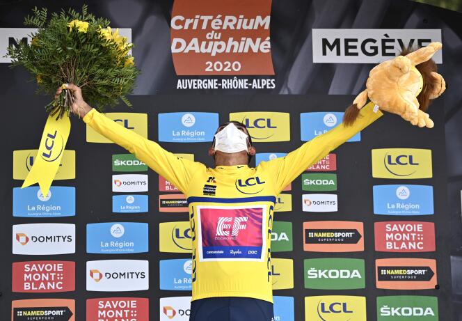 Le Colombien Daniel Martinez a remporté la 72e édition du Critérium du Dauphiné, le 16 août à Megève.