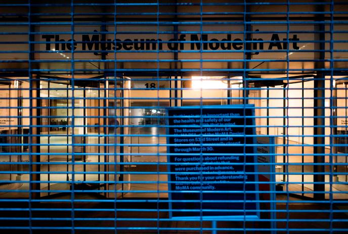 Le Musée d’art moderne (MoMa) de New York était fermé depuis mi-mars.