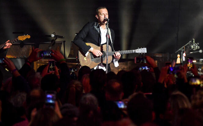 Chris Martin, chanteur du groupe Coldplay, à Londres, le 25 novembre 2019.