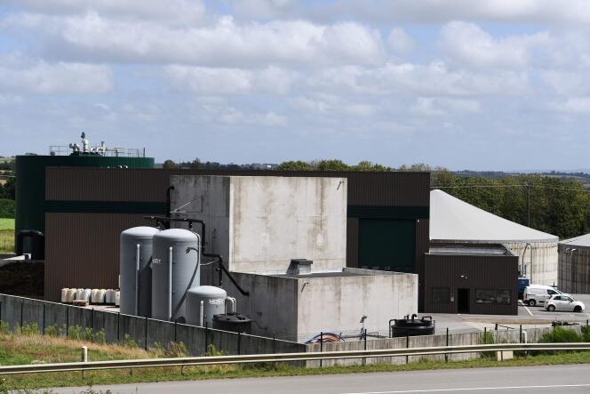 La centrale biogaz de Kastellin à Châteaulin, le 20 août.