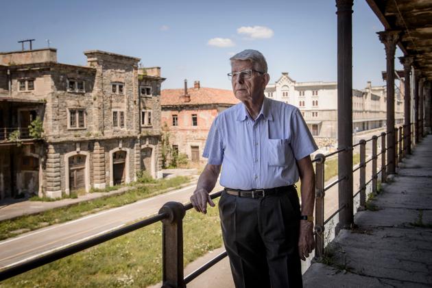 Franco Degrassi, president de l’Institut régional pour la culture d’Istrie, de Fiume et de Dalmatie, le 14 juillet.