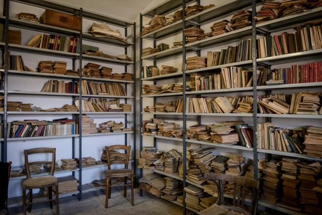 Dans le « magazzino 18 » à Trieste, le 14 juillet.