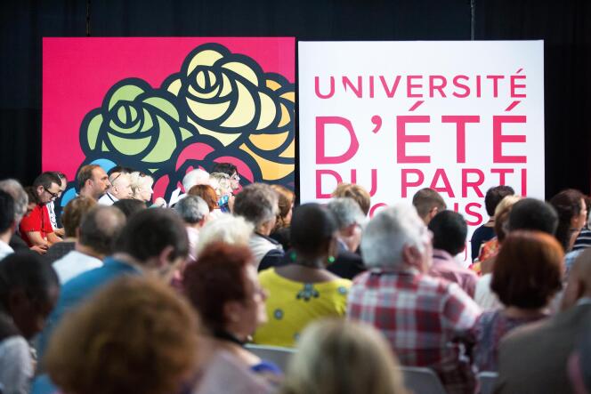 Université d’été du Parti socialiste à La Rochelle, en août 2015.