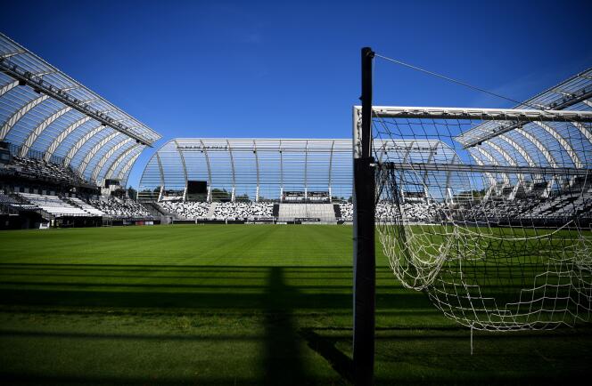 Le stade de la Licorne, terrain de jeu du Amiens SC, en juin 2020.