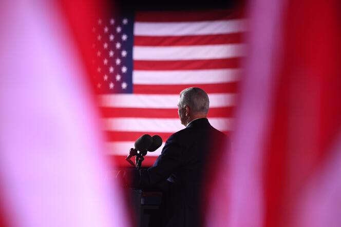 Le vice-président américain, Mike Pence, lors de la troisième soirée de la convention républicaine à Baltimore (Maryland), le 26 août.