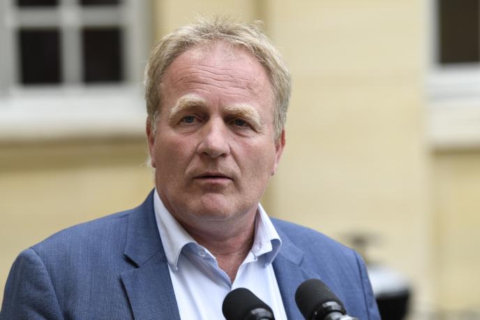 François Hommeril, président de la CFE-CGC, à Matignon, le 17 juillet.