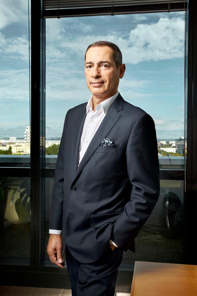Jean-Paul Mochet, PDG du groupe Monoprix dans son bureau, le 4 septembre 2020.