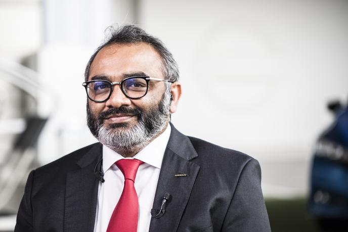 Ashwani Gupta, directeur exécutif, membre du conseil d’administration, directeur des opérations et de la performance. Ici, au siège de l’entreprise à Yokohama, au Japon, le 8 avril.
