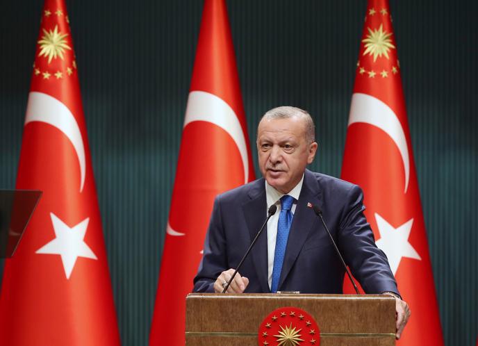 Le président turc, Recep Tayyip Erdogan, lors d’un discours à Ankara le 7 septembre.