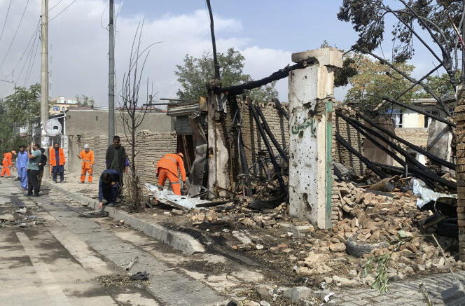 Après une explosion visant le vice-président, à Kaboul, le 9 septembre.
