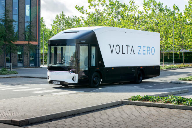 Le Zero, premier véhicule utilitaire de 16 tonnes entièrement électrique.