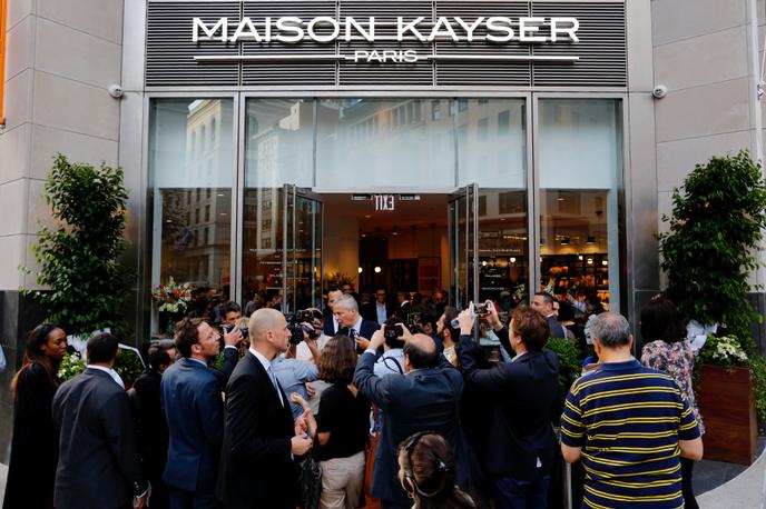 Le 28 juin, le ministre de l'Économie, Bruno Le Maire, visite la Maison Kayser à New York.