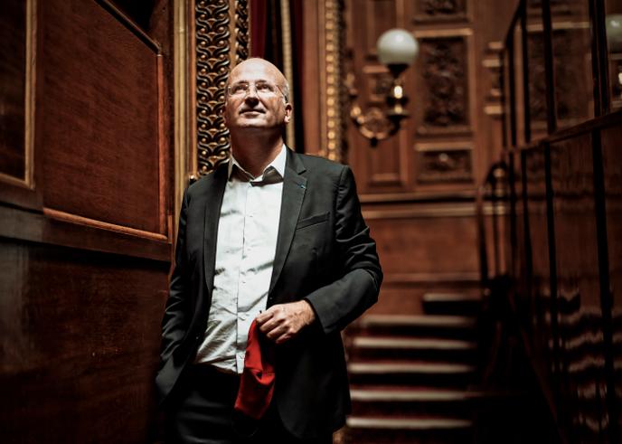 Bernard Jomier, sénateur de Paris, le 14 septembre, au palais du Luxembourg.