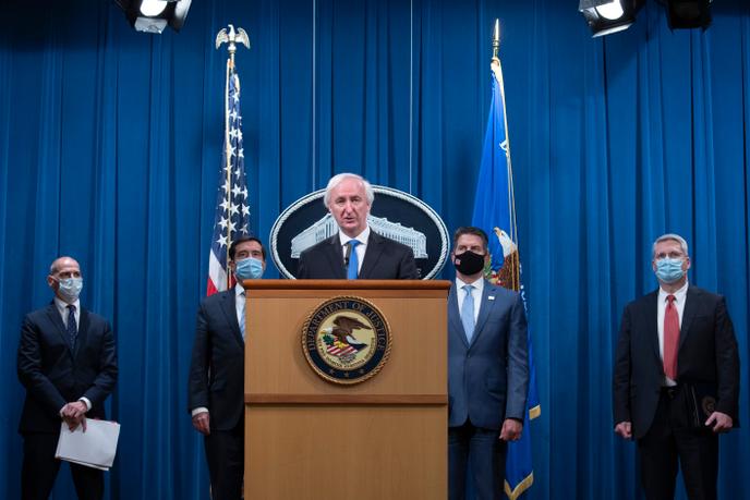 Jeffrey Rosen, ministre adjoint de la justice des Etats-Unis, a tenté de faire passer un message au pouvoir chinois.