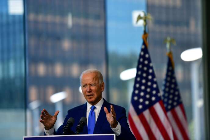 Joe Biden a prononcé un discours à Philadelphie, en Pennsylvanie, le dimanche 20 septembre.