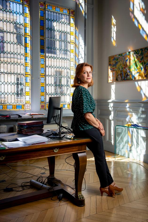 La maire écologiste, Léonore Moncond’huy, le 8 septembre, à Poitiers.