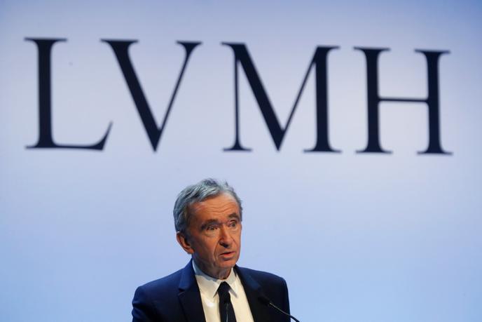 Le président-directeur général du groupe LVMH, Bernard Arnault, le 28 janvier à Paris.