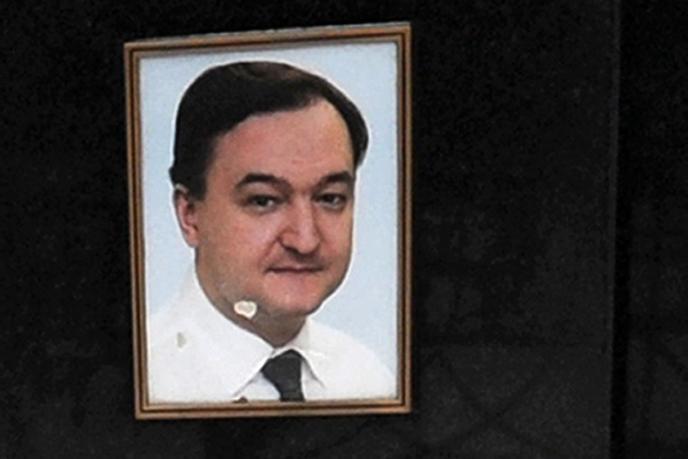 La pierre tombale de Sergueï Magnitski, dans un cimetière de Moscou.