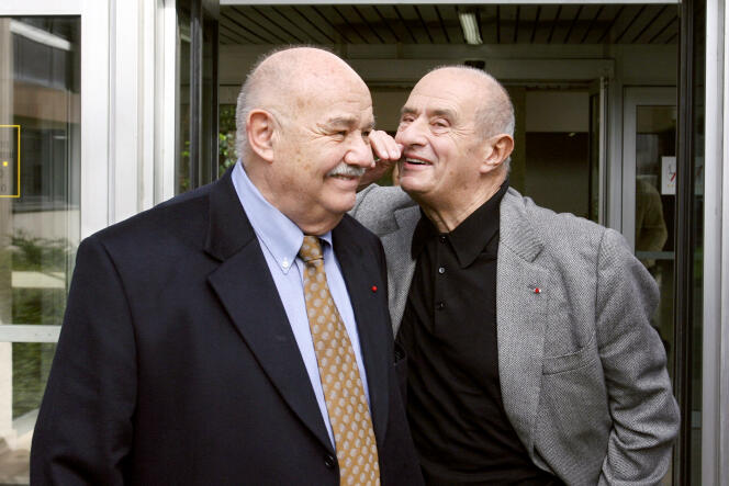 Les chefs Pierre Troisgros et Paul Bocuse, en 2006.