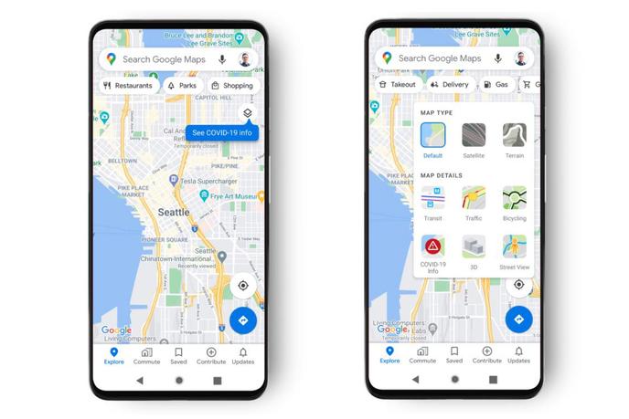 Covid-19 : Google Maps affichera des données sur la ...