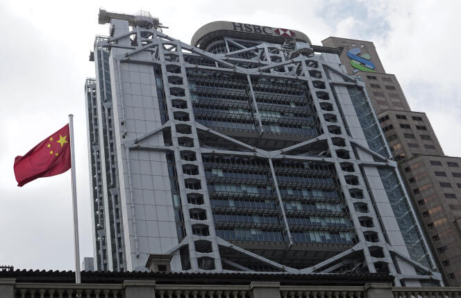 Les bureaux de HSBC, à Hongkong, le 22 septembre 2020.
