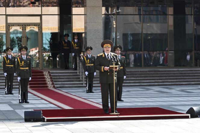 Le président de la Biélorussie, Alexandre Loukachenko, le 23 septembre à Minsk.