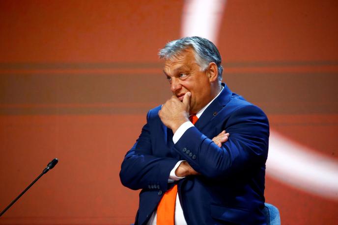 Le premier ministre hongrois Viktor Orban, le 31 août à Bled, en Slovénie.