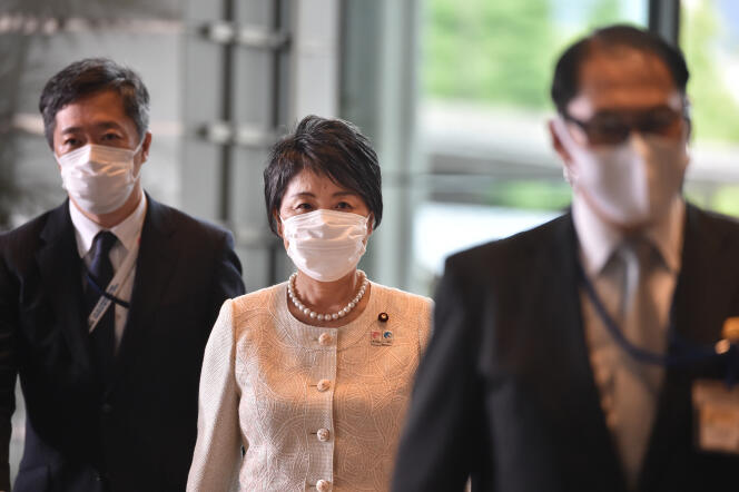La ministre japonaise de la justice, Yoko Kamikawa, à Tokyo le 16 septembre 2020. Le cabinet formé par Yoshihide Suga ne compte que deux femmes sur 21 ministres.
