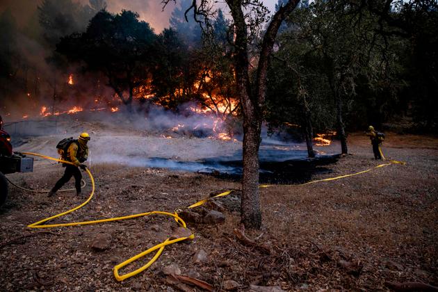 Près de l’usine de traitement de l’eau de Sainte-Hélène à Napa Valley, le 27 septembre.