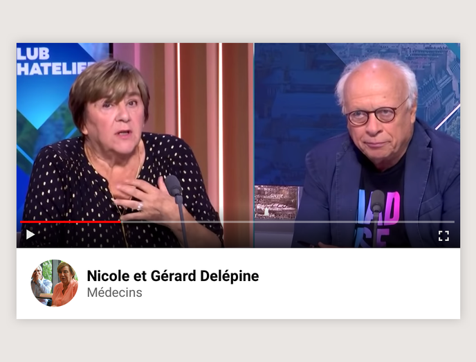 Les médecins Nicole et Gérard Delépine.