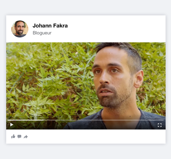 Le blogeur Johann Fakra.