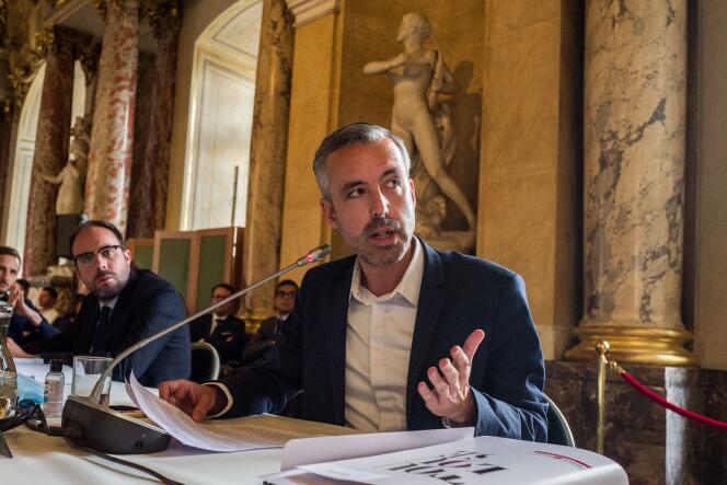 Antoine Maurice (EELV), candidat aux élection régionales de 2021. Ici, lors du conseil municipal à Toulouse, le 3 juillet.