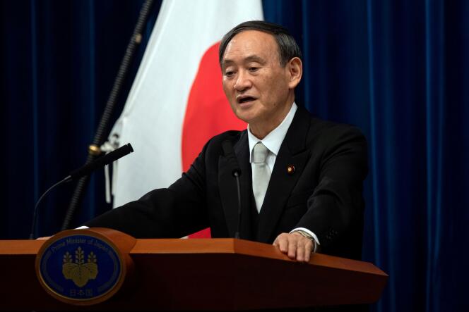 Le nouveau premier ministre japonais, Yoshihide Suga, le 16 septembre à Tokyo.
