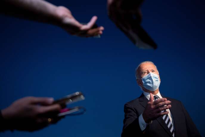 Le candidat démocrate Joe Biden affrontera les journalistes le 6 octobre à Hagerstown, Maryland.