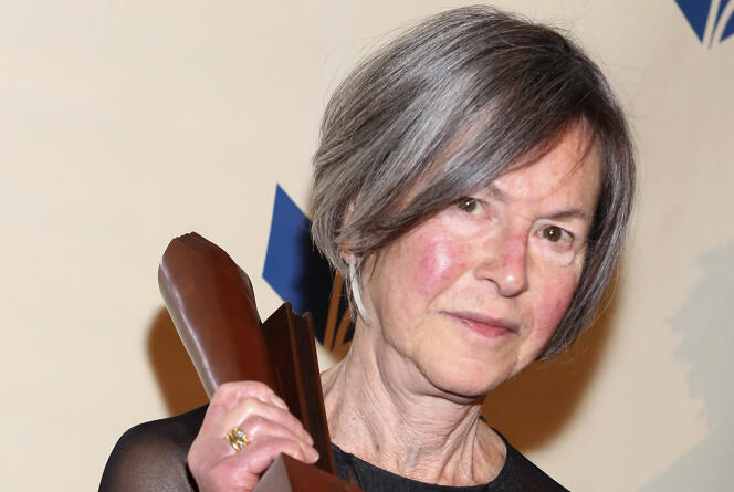 La poétesse américaine Louise Glück, ici en novembre 2014.