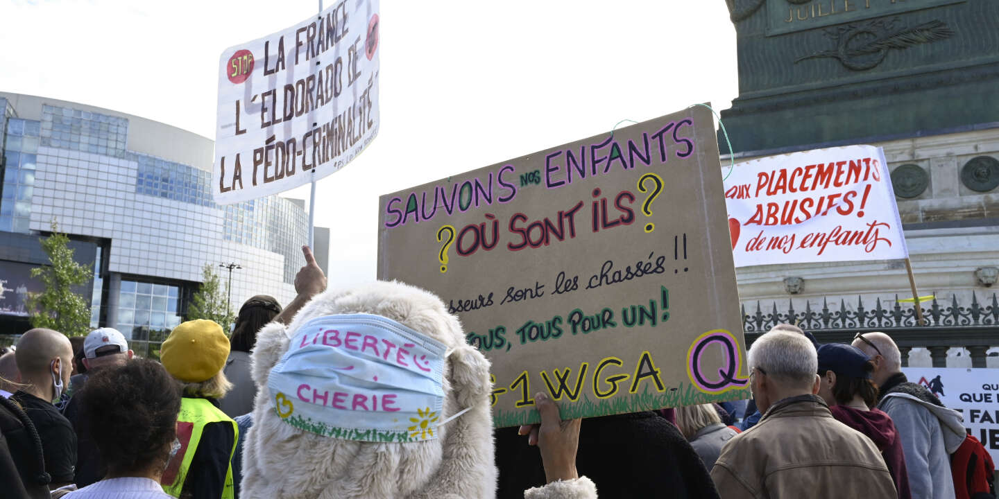 En France, la mouvance conspirationniste QAnon gagne des adeptes