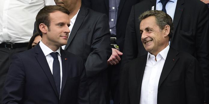 Emmanuel Macron Et Nicolas Sarkozy Partenaires Particuliers